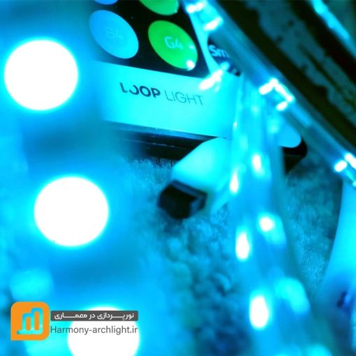 ریسه SMD LED با تراشه ۵۰۵۰ تراکم ۶۰ RGB تکنولوژی بدون سیم