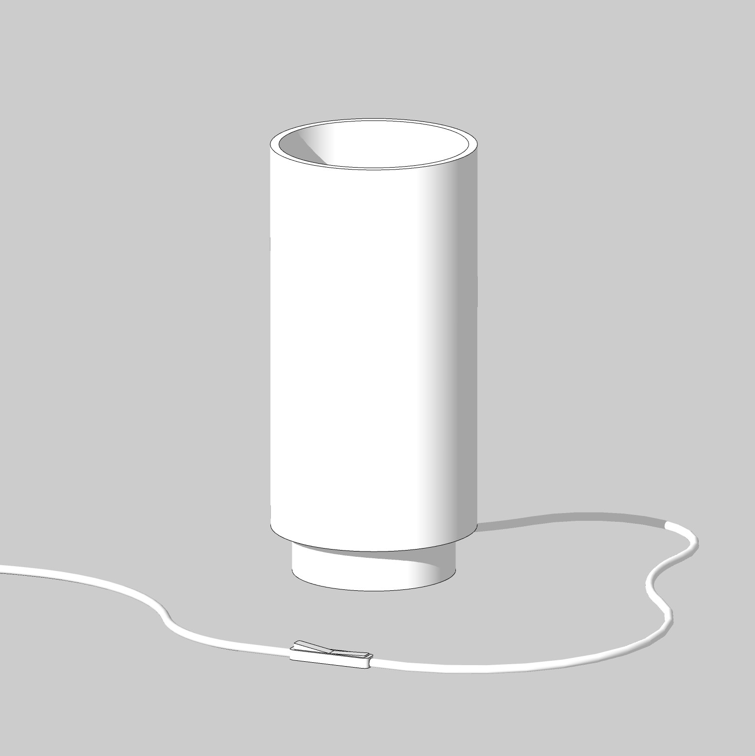 مدل سه بعدی چراغ رومیزی بلوط 3