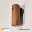 چراغ دیواری چوبی دارکوبی استوانه ای کدW-001