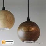 روشنایی و آویز چوبی کهربا ۱
