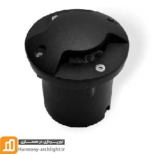 چراغ فرودگاهی دو طرفه دفنی با گردبر 95mm